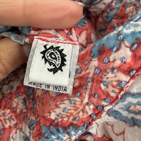 Beautiful Vintage Kerry Cassill Blockprint Dress - Picture 4 of 5